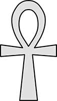 Ankh Egyptian Hieroglyph for Life Main Image