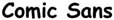 Font name image